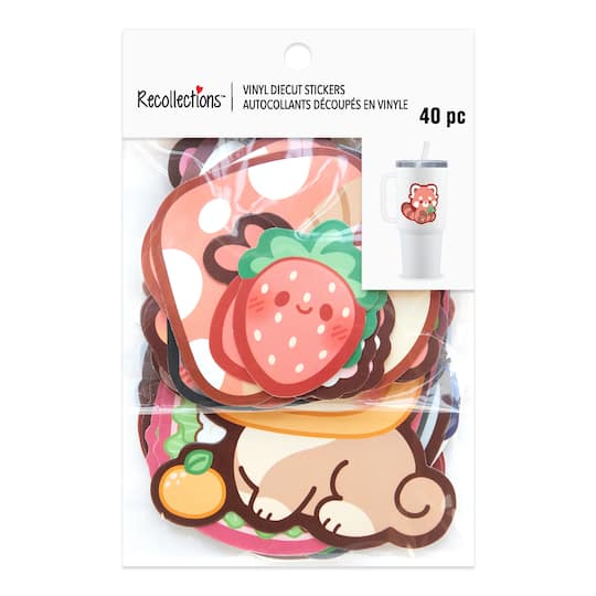 Kawaii Vinyl Die Cut Stickers by Recollections™